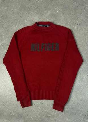 Pull/Sweat a col rond ras de cou crewneck épais Tommy Hilfiger S Rouge Homme logo brodé, brand: Tommy Hilfiger, condition: Very good, size: S, €22.50, €24.33 includes Buyer Protection Pro