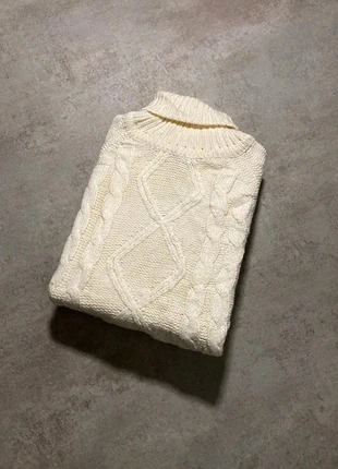 Pull col roulé Aran Vintage Irish Wool en 100% pure laine Beige en maille torsadée taille Xs, marque: Aran Crafts, état: Très bon état, taille: XS / 34 / 6, 29,99 €, 32,19 € Protection acheteurs incluse