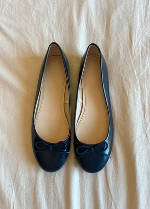 Ballerines bleu marine vernies, marque: Boutique indépendante, état: Neuf sans étiquette, taille: 37, 13,00 €, 14,35 € Protection acheteurs incluse