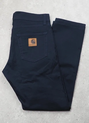 Jeans homme Carhartt Rebel pant bleu foncé logo brodé - Taille 29, marque: Carhartt, état: Très bon état, taille: W29 | FR 38, 24,00 €, 25,90 € Protection acheteurs (Pro) incluse