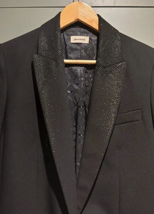 Blazer avec col strass Zadig, brand: Zadig & Voltaire, condizioni: Ottime, taglia: S / IT 40 / EU 36, €139.00, €146.65 include la Protezione acquisti