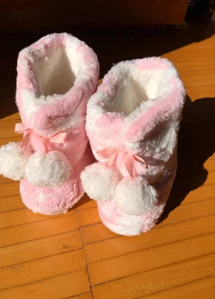 38-39 Pantofole con stelle rosa e bianche con pompon #254-20, condizioni: Nuovo senza cartellino, taglia: 38.5, €13.90, €15.30 include la Protezione acquisti