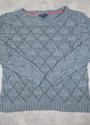 Pull tricot gris Marque Tommy Hilfiger femme Taille M, marca: Tommy Hilfiger, estado: Muito bom, tamanho: M / 38 / 10, €24.00, €25.90 inclui Proteção do Comprador Pro