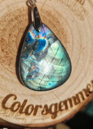 Pendentif labradorite 💙💚, brand: labradorite, condition: Very good, €20.00, €21.70 includes Buyer Protection Pro