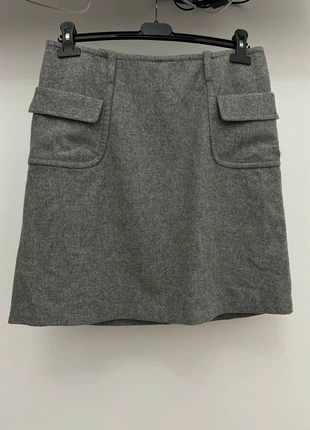 Gonna in lana grigia, brand: Seventy, condizioni: Ottime, taglia: L / IT 44 / EU 40, €10.00, €11.20 include la Protezione acquisti