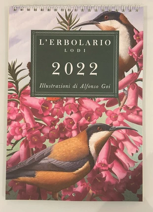 Vecchio calendario con illustrazioni botaniche (2022), brand: L'Erbolario, condizioni: Ottime, €2.00, €2.80 include la Protezione acquisti