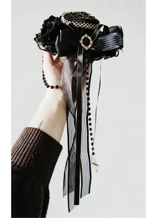 Gothic Lolita tiny hat accessoires, merk: Lolita, staat: Heel goed, € 12,99, € 14,34 inclusief Kopersbescherming Pro