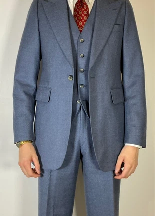 Très beau costume trois pièces en laine vierge fabriqué en France, brand: Sartorial, condition: Good, size: M, €150.00, €158.20 includes Buyer Protection