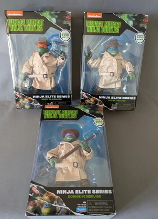 Lot de 3 figurines Tortues Ninja Ninja Elite Series collector – neuves sous boîte, marke: Nickelodeon, zustand: Neu, mit Etikett, größe: 4 Jahre / 104, 60,00 €, 63,70 € inklusive Vinted-Käuferschutz