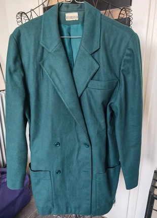 Blazer vintage vert émeraude Miss Helen double boutonnage, marque: misshelen, état: Très bon état, taille: Autre, 25,00 €, 26,95 € Protection acheteurs incluse