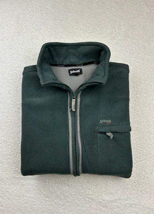 Veste Polaire Schott NYC Vintage- Zip Intégral Vert Forêt / Gris - Taille L, brand: Schott, condition: Good, size: L, €8.00, €9.10 includes Buyer Protection