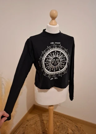 Top court noir à motifs Jennyfer taille S 36, marke: Jennyfer, zustand: Sehr gut, größe: S / 36 / 8, 5,00 €, 5,95 € beinhaltet Vinted-Käuferschutz Pro