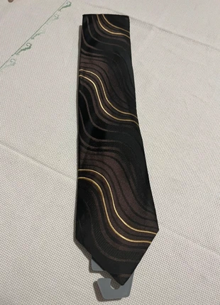 Cravatta elegante in seta con dettagli oro - 9,5cm, unisex, marca: nek, estado: Nuevo con etiquetas, 6,00 €, 7,00 € Protección al comprador incluida