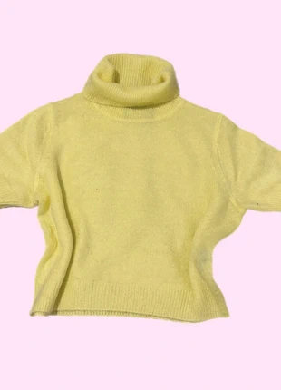 yellow pastel fluffy turtleneck, brand: Reclaimed Vintage, condition: Very good, size: L / 40 / 12, €9.00, €10.15 includes Buyer Protection