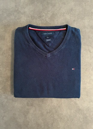 Pull Tommy Hilfiger Homme L Bleu Marine Col V Cachemire Coton Sweat, marque: Tommy Hilfiger, état: Très bon état, taille: L, 25,00 €, 26,95 € Protection acheteurs incluse