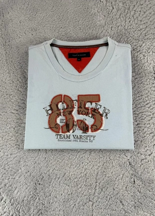 T-shirt Col Rond Tommy Hilfiger Vintage coton | Bleu clair Logo Brodé | Taille XL 00682, brand: Tommy Hilfiger, condizioni: Buone, taglia: XL, €3.00, €3.85 include la Protezione acquisti Pro