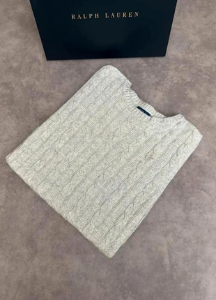 Torsadé Ralph Lauren gris fil argenté logo argenté femme taille Xl, marque: Ralph Lauren, état: Très bon état, taille: XL / 42 / 14, 37,00 €, 39,55 € Protection acheteurs incluse