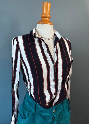 💙 Chemise à rayures vero moda, brand: Vero Moda, condition: Good, size: XS / 34 / 6, €3.00, €3.85 includes Buyer Protection