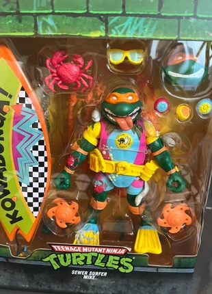 Sewer surfer mike tmnt super7, marca: Hasbro, estado: Novo sem etiquetas, tamanho: Prematuro, até 44 cm, €50.00, €53.20 inclui Proteção do Comprador