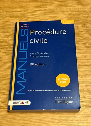 Manuel Procédure civile, état: Très bon état, 8,00 €, 9,10 € Protection acheteurs incluse