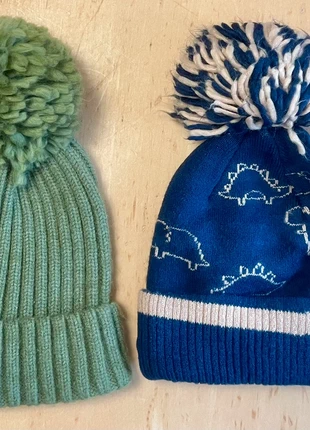 2 boys fluffy bobble hats age 18-36 months, brand: Marks & Spencer, condition: Very good, size: 2-3 years, 20 inches, £4.00, £4.62 includes Buyer Protection