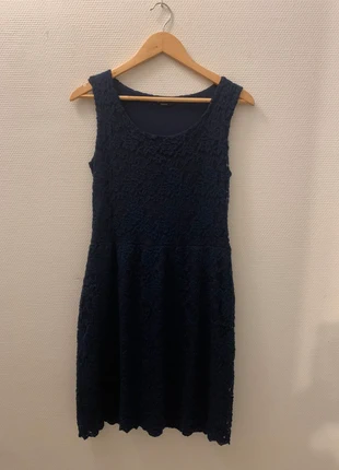 Robe bleu marine à dentelle, marque: Yessica, état: Neuf sans étiquette, taille: L / 40 / 12, 6,00 €, 7,00 € Protection acheteurs incluse