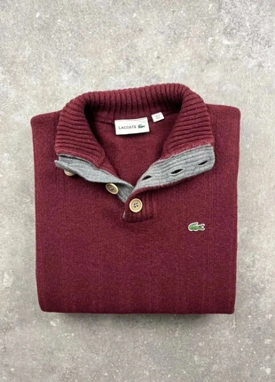 Pull 1/4 Zip Lacoste Bordeaux S Homme, marke: Lacoste, zustand: Sehr gut, größe: S, 29,00 €, 31,15 € beinhaltet Vinted-Käuferschutz Pro