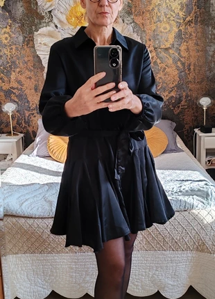 Petite robe noire en satin, marke: Retro & Icone, zustand: Sehr gut, größe: S / 36 / 8, 7,00 €, 8,05 € inklusive Vinted-Käuferschutz