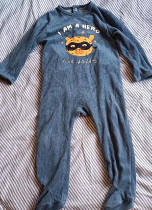 Grenouillère velours 97 cm, brand: Kiabi, condizioni: Ottime, taglia: 24-36 mesi / 92 cm, €2.00, €2.80 include la Protezione acquisti