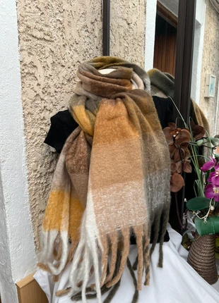 Grosse Écharpe en Laine Camel/Moutarde 🧡, brand: Boutique Parisienne, condizioni: Nuovo senza cartellino, €17.80, €19.39 include la Protezione acquisti