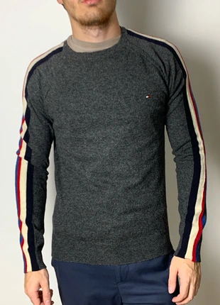 60- pull Col rond Tommy Hilfiger Gris - Taille S Homme, brand: Tommy Hilfiger, condition: Very good, size: S, €18.00, €19.60 includes Buyer Protection Pro