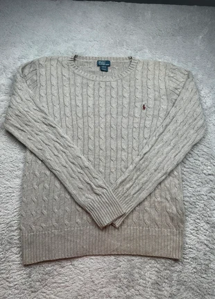 Sweat Pull Torsadé Ralph Lauren femme gris Taille Xl (18-20) en très bonne état, marque: Ralph Lauren, état: Très bon état, taille: XL / 42 / 14, 38,00 €, 40,60 € Protection acheteurs incluse