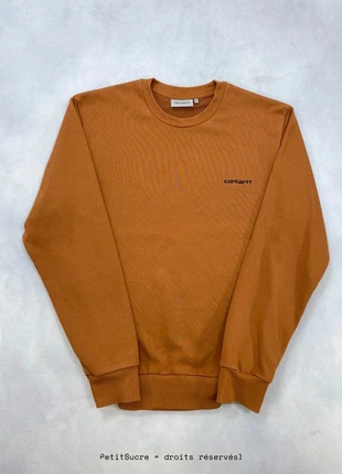 Pull Carhartt wip Marron Coupe Droite 100% coton Crew Neck Sweatshirt - Taille M #1230, marke: Carhartt, zustand: Sehr gut, größe: M, 49,00 €, 52,15 € beinhaltet Vinted-Käuferschutz Pro