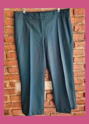 🍭Divino Pantalón de vestir ancho, de señora en azul marino 😍 Pantalons 💕 Pantaloni👖, merk: Dunnes Stores, staat: Heel goed, maat: XXL / 44 / 16, € 18,50, € 20,13 inclusief Kopersbescherming