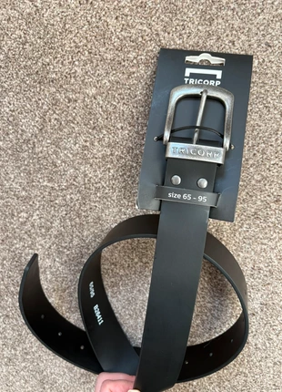 Tricorp Black 100% Leather Belt - BNWT, brand: Tricorp, condition: New with tags, size: 30 in | 75 cm, £5.00, £5.95 includes Buyer Protection