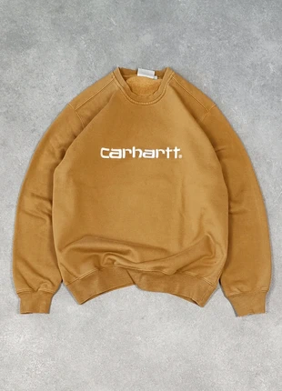 Sweat / Crewneck Carhartt moutarde homme logo brodé - M, brand: Carhartt, condition: Very good, size: M, €38.00, €40.60 includes Buyer Protection Pro