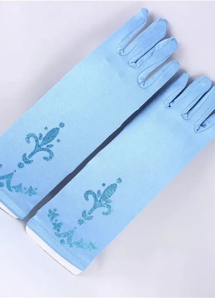 Gants bleus clair / Accessoires de princesse, état: Neuf avec étiquette, taille: Taille unique, 5,00 €, 5,95 € Protection acheteurs incluse