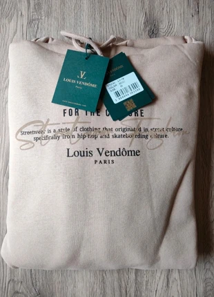 Sweat à capuche hoodie beige homme ou femme Louis Vendôme taille M, marke: louis vendome, zustand: Neu, mit Etikett, größe: M, 75,00 €, 79,45 € inklusive Vinted-Käuferschutz