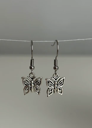 pendientes mariposa plateados, état: Neuf avec étiquette, 6,00 €, 7,00 € Protection acheteurs incluse