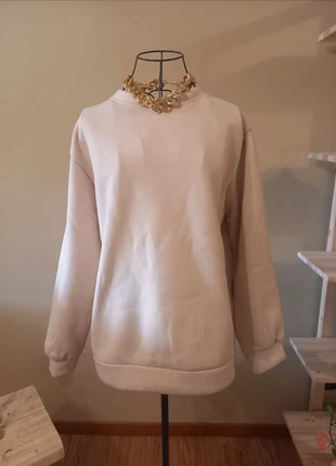 Felpa beige, estado: Novo sem etiquetas, tamanho: Tamanho único, €5.00, €5.95 inclui Proteção do Comprador