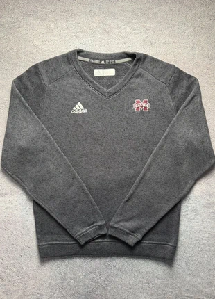 PA72 Pull à col V adidas noir/gris unisexe taille S 100% coton, marque: adidas, état: Très bon état, taille: S, 15,00 €, 16,45 € Protection acheteurs incluse