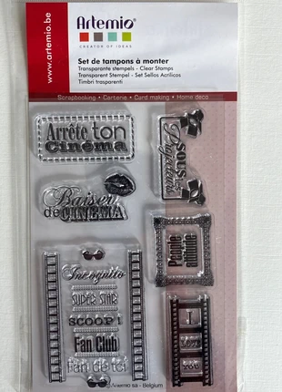 Tampon transparent « Cinéma » Artemio, marque: Artemio, état: Très bon état, 3,00 €, 3,85 € Protection acheteurs incluse
