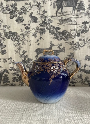 Ancienne théière luneville rehaussée d’émail, merk: KG Luneville, staat: Goed, € 18,00, € 19,60 inclusief Kopersbescherming Pro