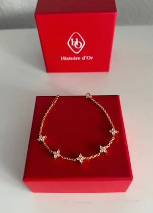 Bracelet pendentif fleur de zircon diamant luxe bohème haut de game chaîne doré en acier inoxydable, brand: histoire d'or, condition: Very good, €18.00, €19.60 includes Buyer Protection Pro