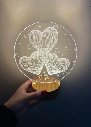 Lampada LED I Love You – Idea regalo perfetta per occasioni speciali 🎁, marque: Doukesh, état: Très bon état, 15,00 €, 16,45 € Protection acheteurs incluse