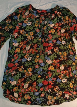 The Rich Floral Tunic with Tie Sleeves, marque: EMME Marella, état: Très bon état, taille: M / 38 / 10, 10,00 €, 11,20 € Protection acheteurs incluse