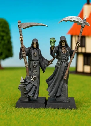 2 Undead Wraith with Scythe, marca: MonstrousEncounters, estado: Muito bom, €8.00, €9.10 inclui Proteção do Comprador