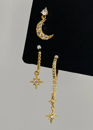 Lot de 3 boucles d’oreilles acier inoxydable, marque: Labouderie, état: Très bon état, 8,00 €, 9,10 € Protection acheteurs (Pro) incluse