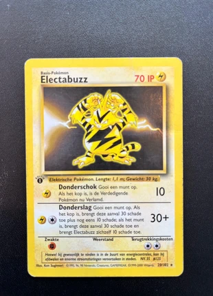 Electabuzz 1st edition -, brand: Pokémon, condizioni: Discrete, €10.00, €11.20 include la Protezione acquisti