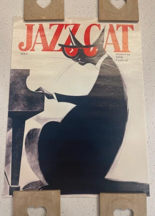 Poster – Jazz Cat, brand: Art, condition: New with tags, £7.00, £8.05 includes Buyer Protection